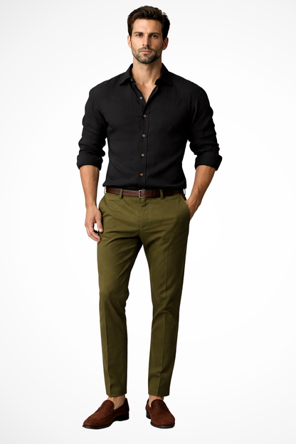 Harrison – Camisa de lino informal elegante para hombre