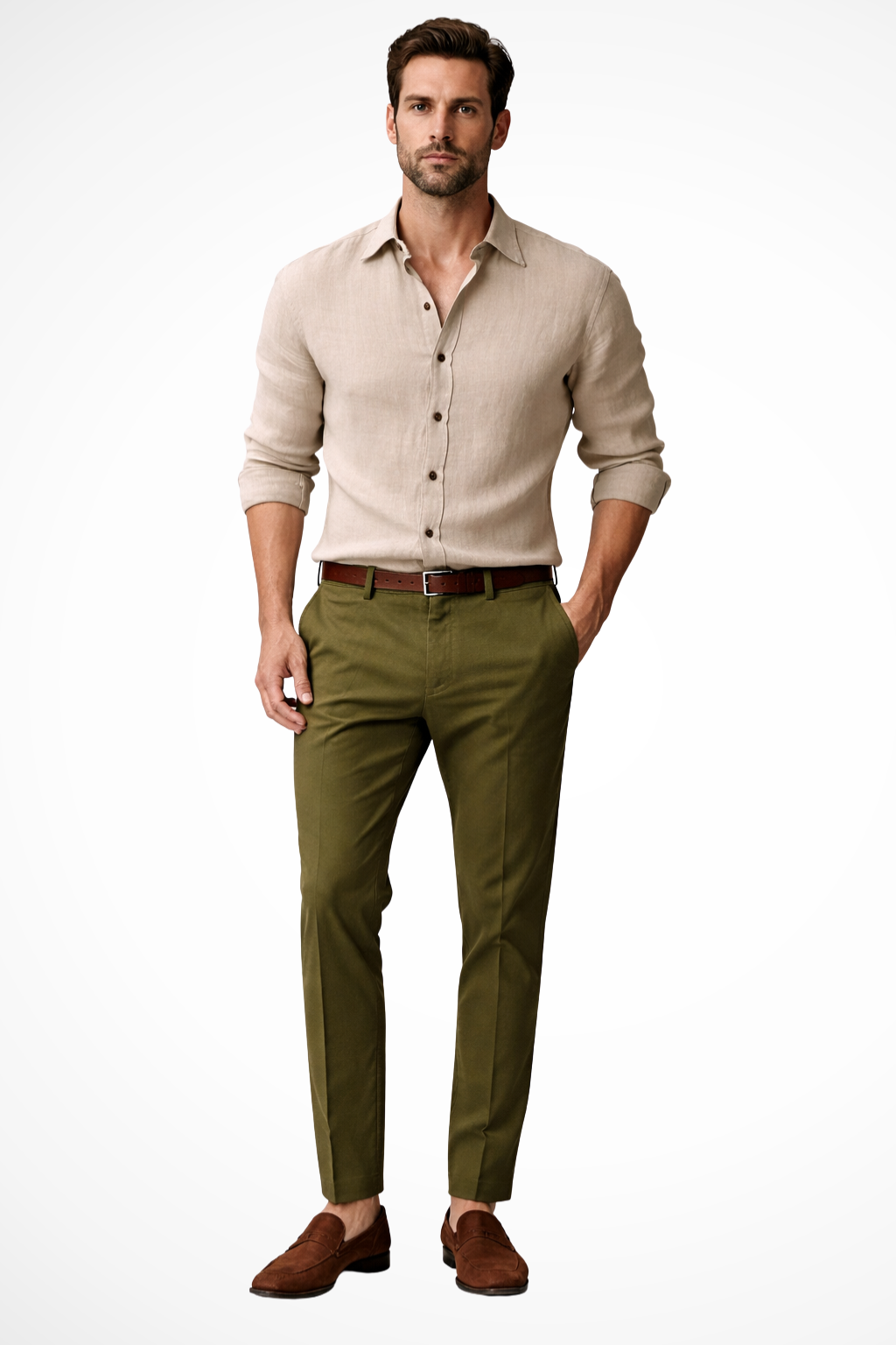 Harrison – Camisa de lino informal elegante para hombre