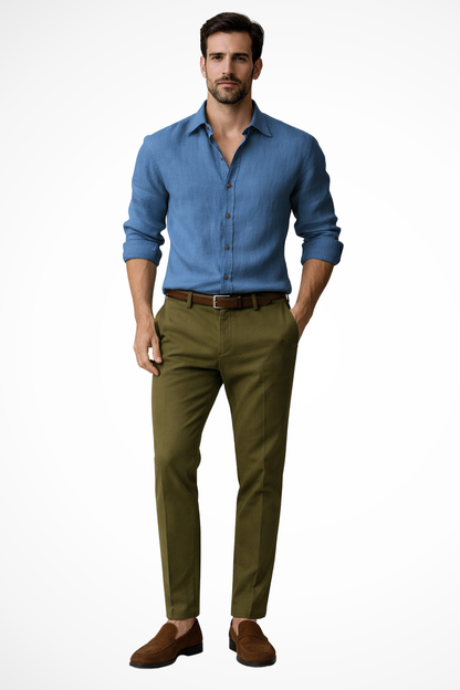 Harrison – Camisa de lino informal elegante para hombre