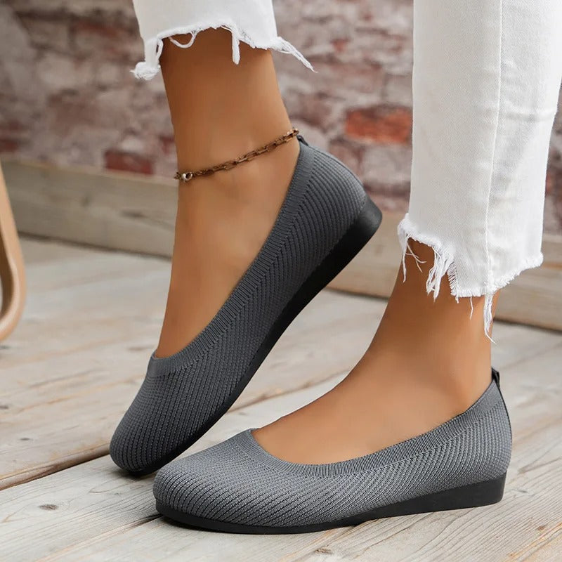Zapatos bailarinas transpirables con suela antideslizante para mujer – ELVY PARIS