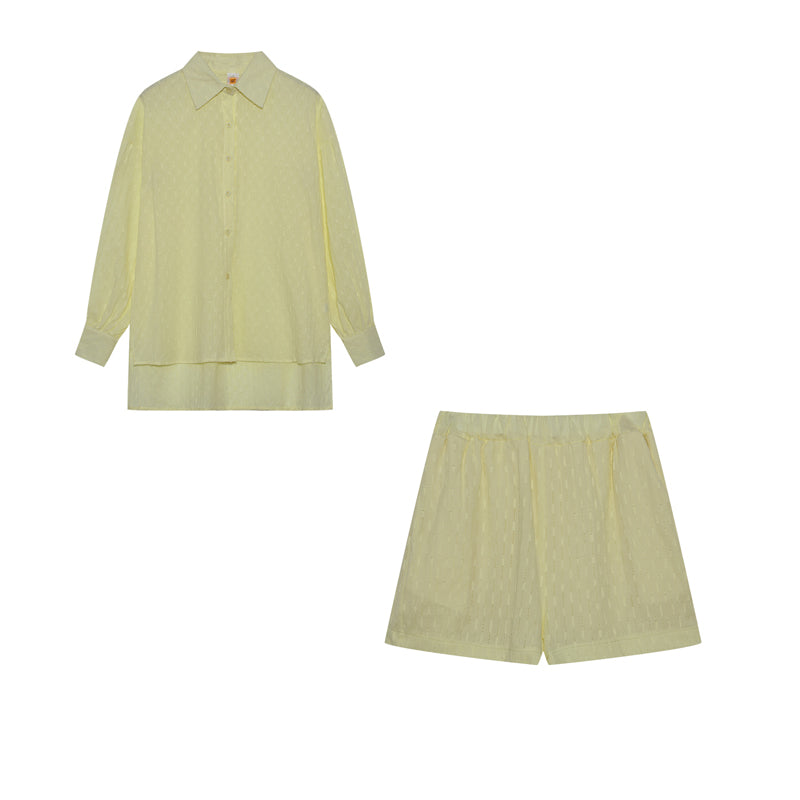 Conjunto veraniego de blusa fluida y short ligero para mujer – ZAYRA