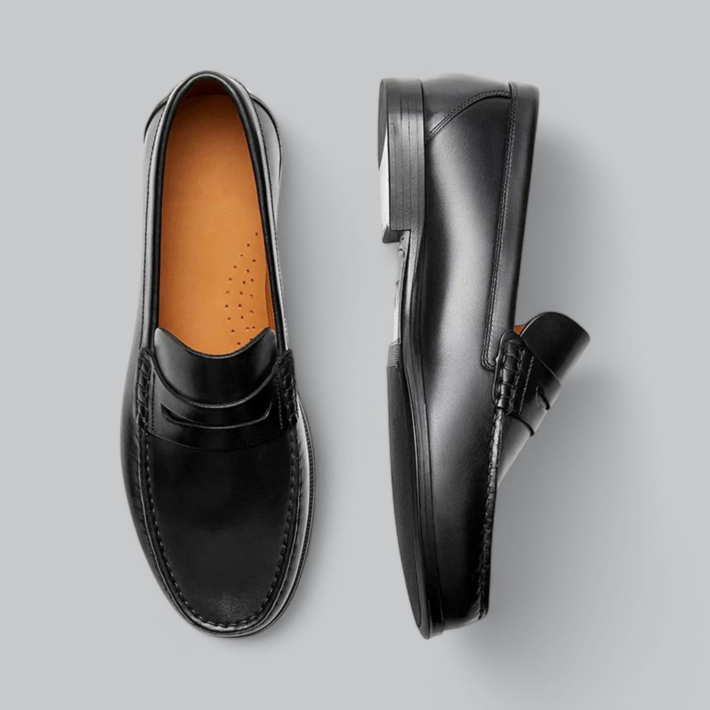 Mocasines clásicos de hombre con líneas depuradas y acabado elegante – ALVÉRON