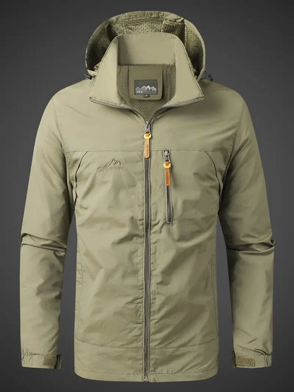 MAGNUS - Abrigo de invierno impermeable y a prueba de viento para hombre