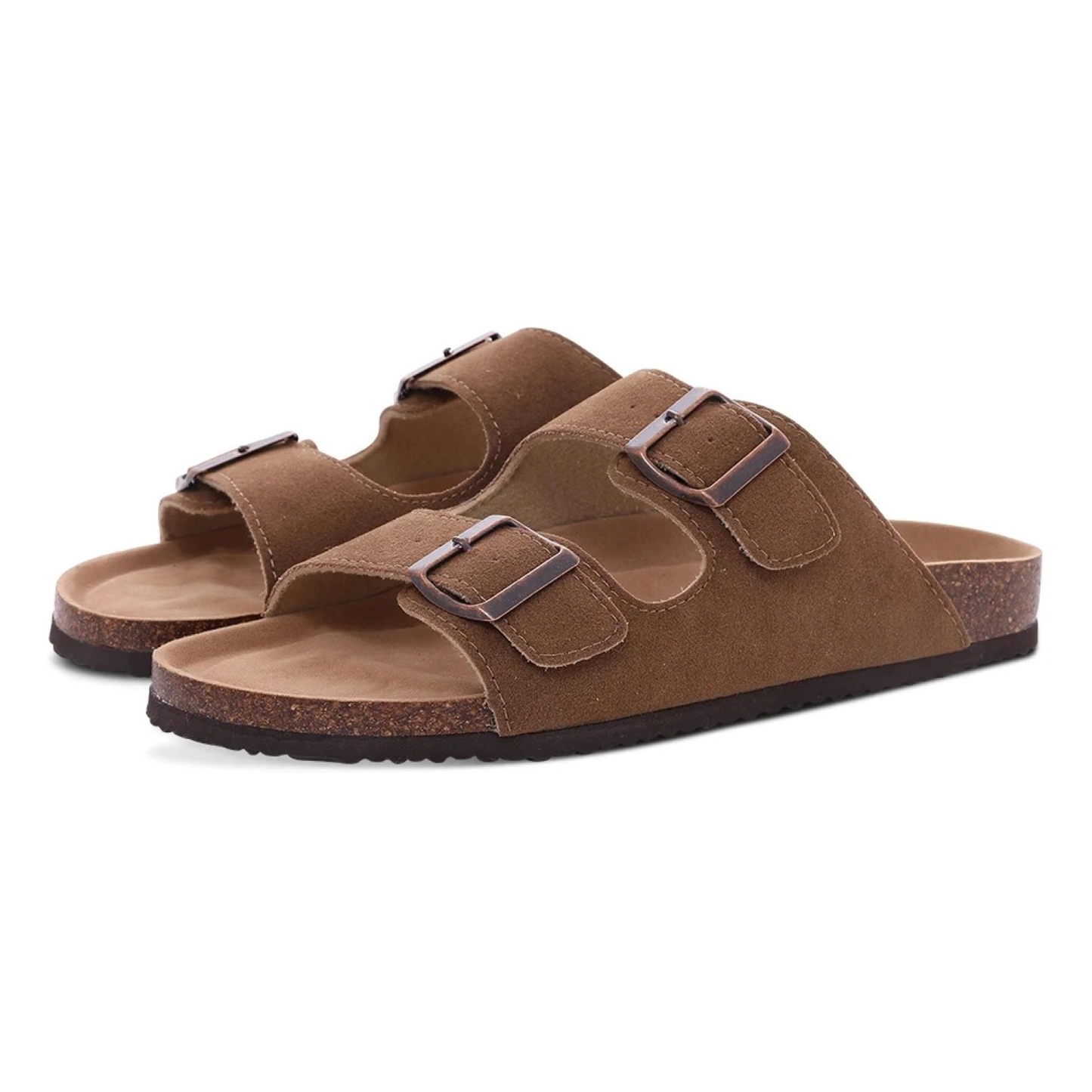 Sandalias de corcho para mujer con plantilla ergonómica y tiras ajustables – EVANIA