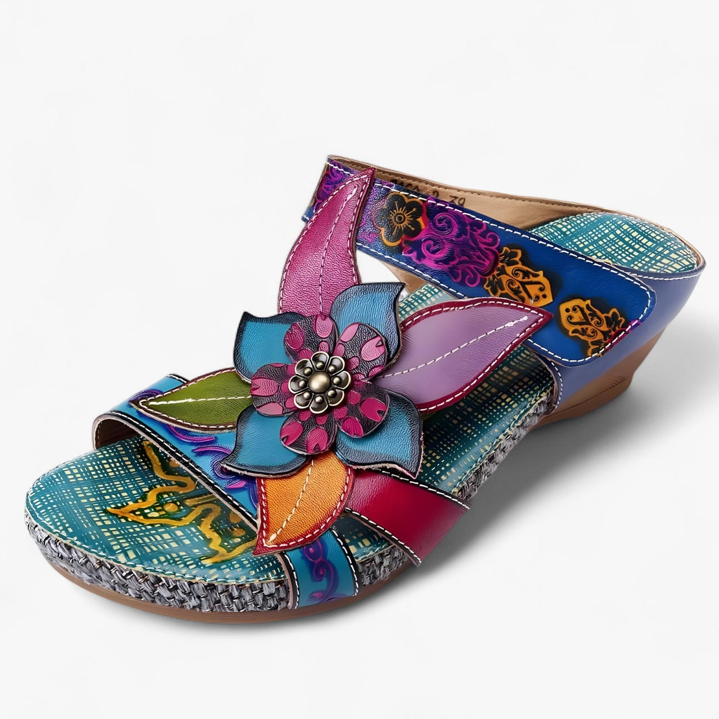 Sandalias bohemias para mujer con detalles trenzados – DALIA