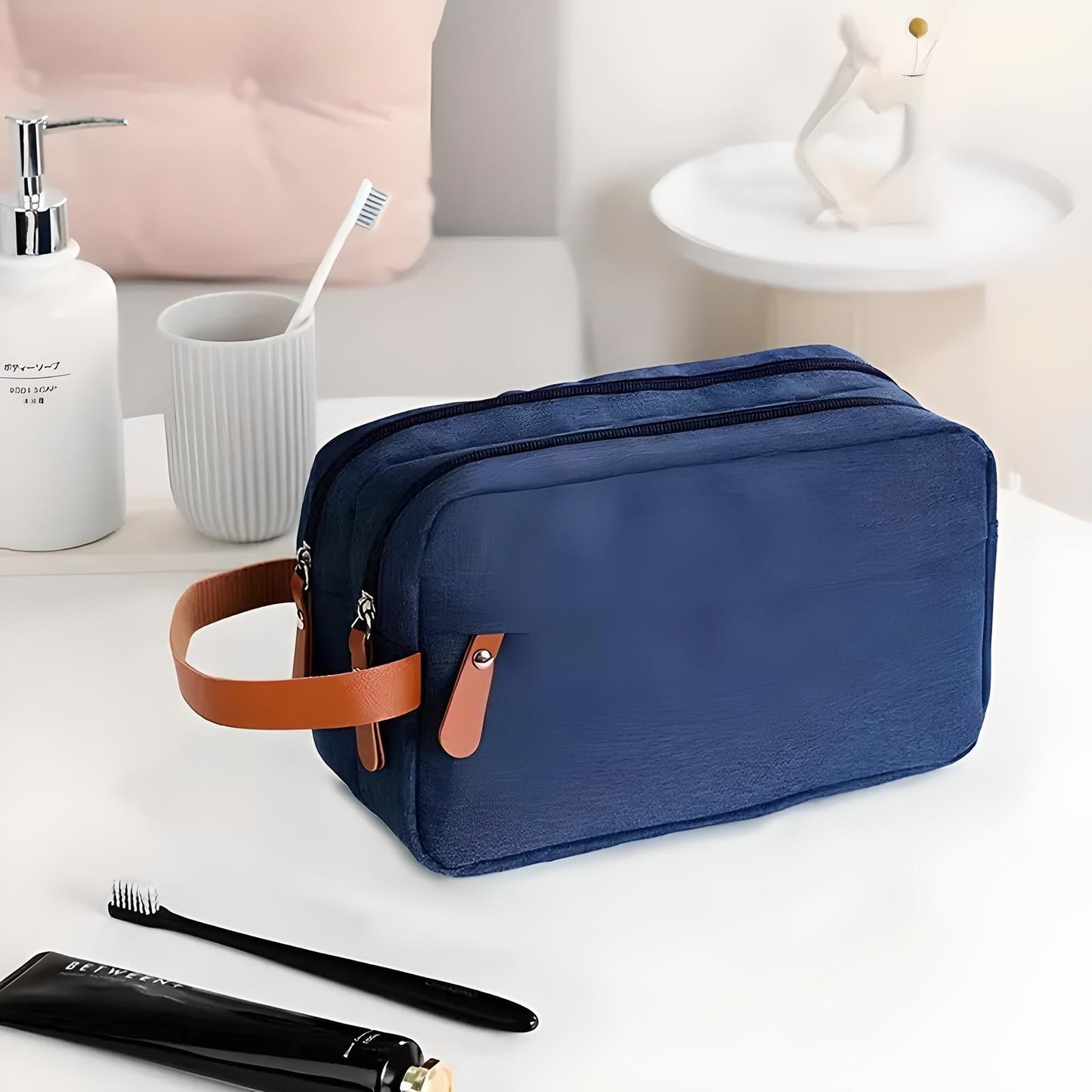 Neceser de hombre con diseño moderno y delgado – JETHRO