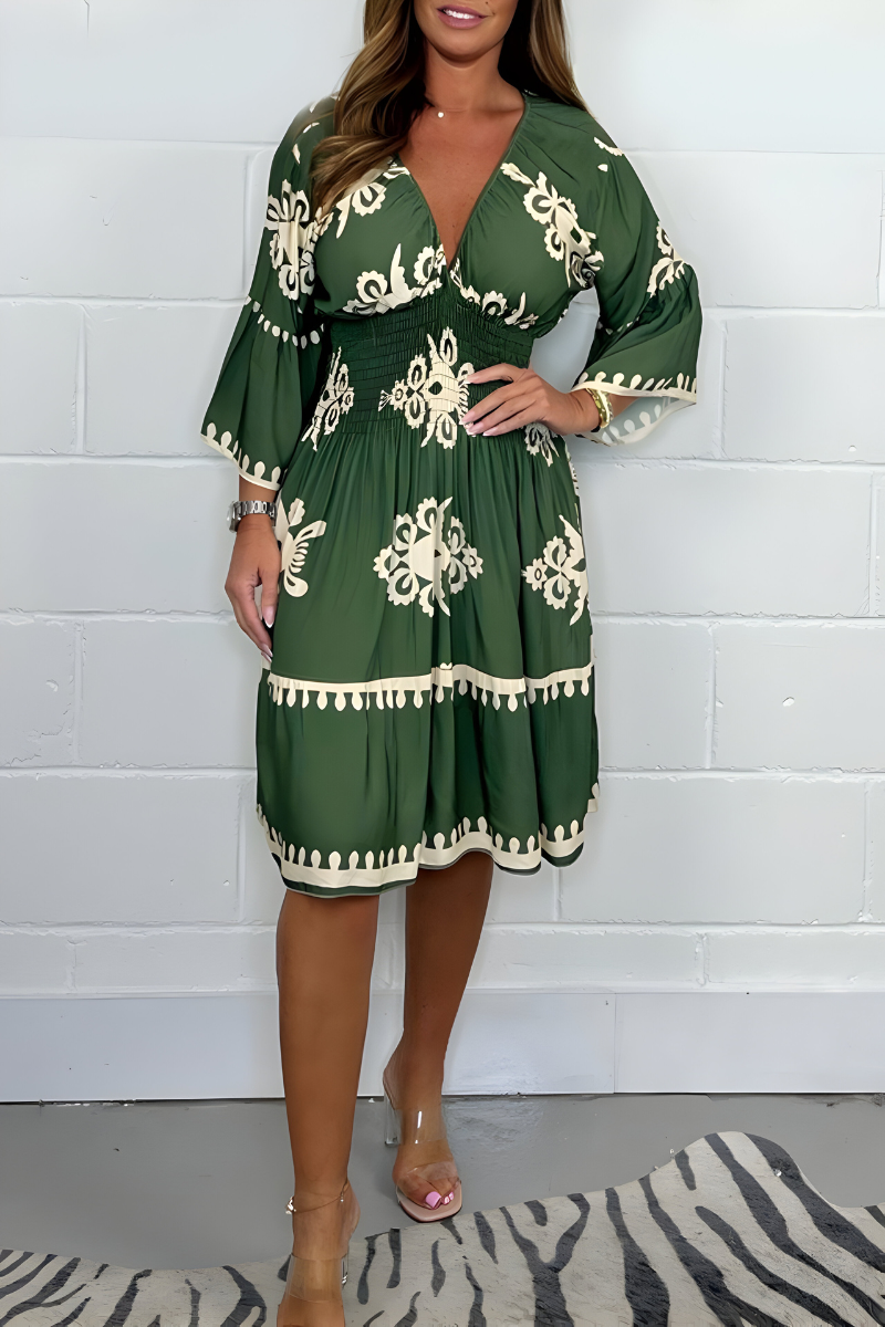Vestido largo boho de verano con corte fluido y estilo relajado – BOHÉA