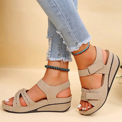 Sandalias ortopédicas cómodas con soporte completo para el día a día – JOVARIA