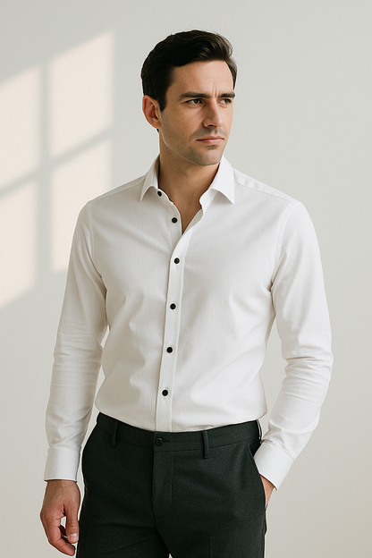 Orleans – Camisa casual inteligente sin arrugas para hombre