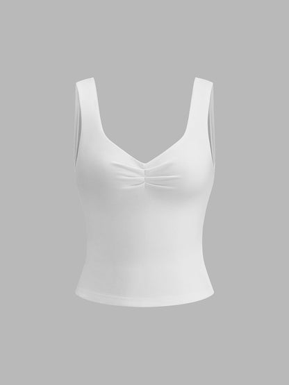 Luna – Top básico de tirantes sólido para mujer