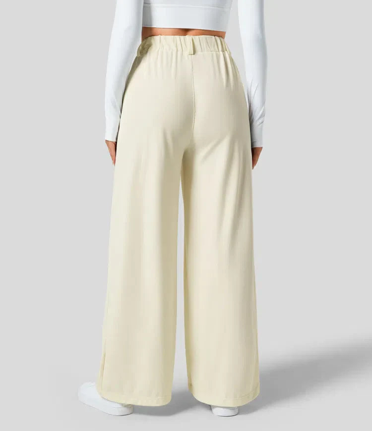 Palma – Pantalón de talle alto con pernera ancha para mujer