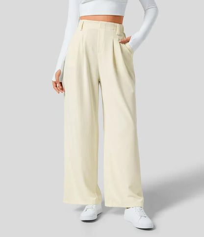 Palma – Pantalón de talle alto con pernera ancha para mujer