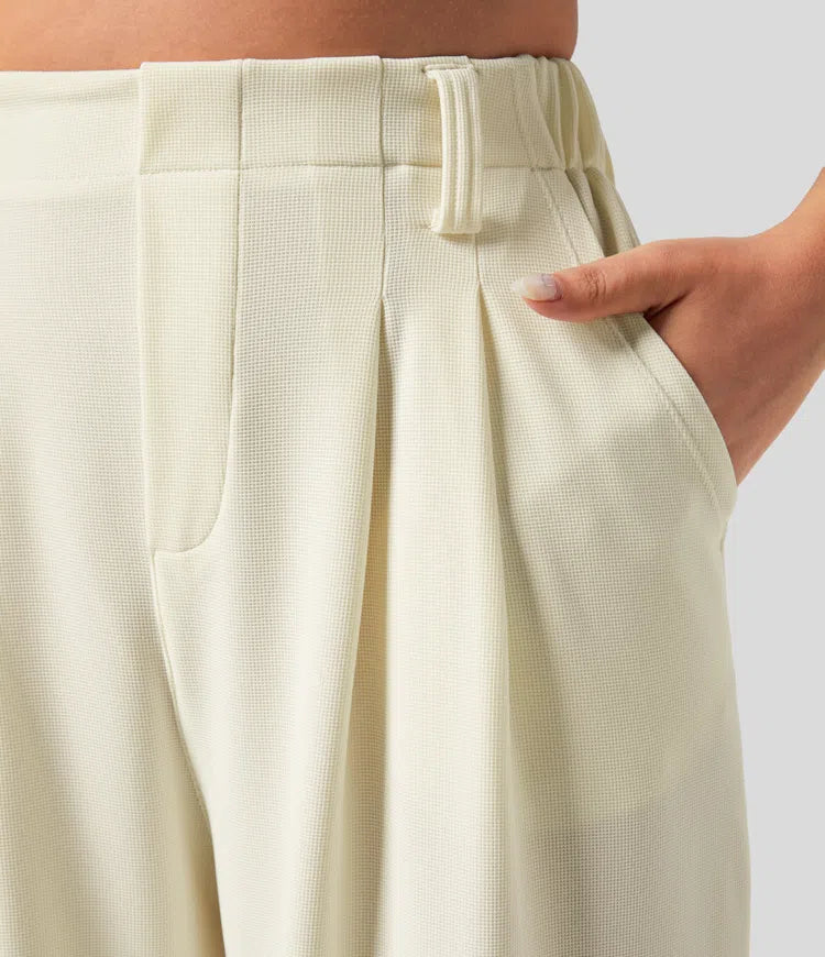 Palma – Pantalón de talle alto con pernera ancha para mujer