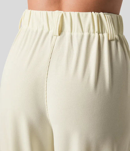 Palma – Pantalón de talle alto con pernera ancha para mujer