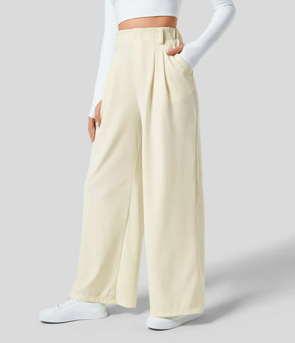 Palma – Pantalón de talle alto con pernera ancha para mujer