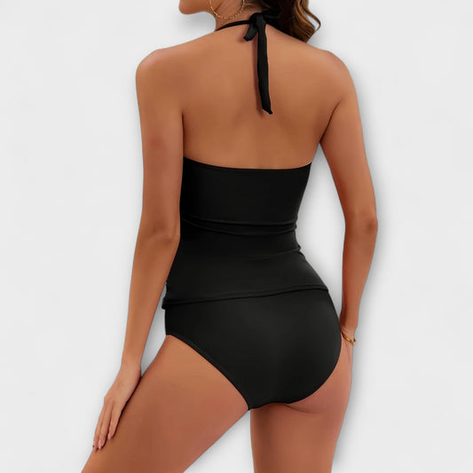 Andrea – Bañador de una pieza sólido para mujer