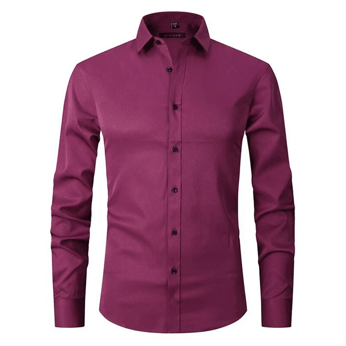 Orleans – Camisa casual inteligente sin arrugas para hombre