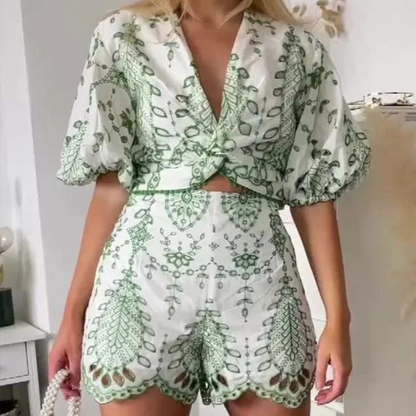 LARA - Conjunto elegante de dos piezas para mujer