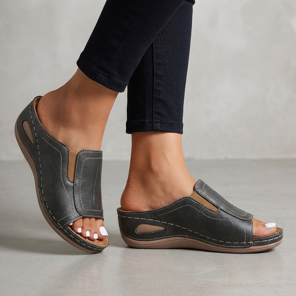 BELLA – Sandalias ortopédicas ergonómicas tipo slip-on para mujer