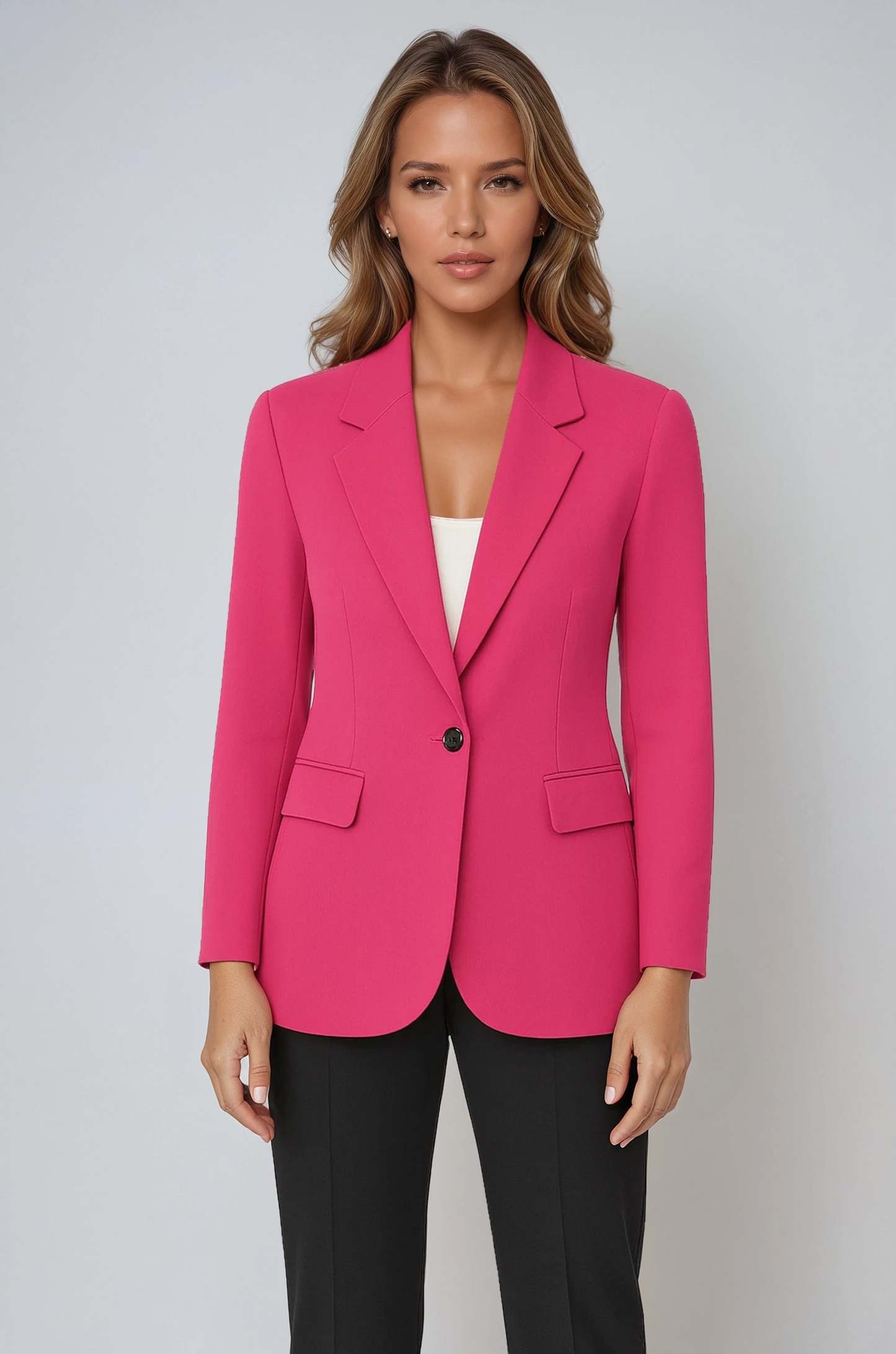 SOFÉA – Blazer de mujer con cierre de botones y bolsillos funcionales