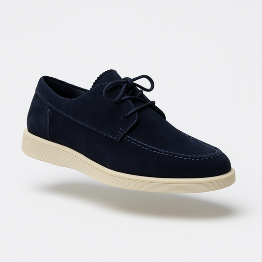 CARLOS – Zapatos de gamuza con cordones para hombre de estilo informal