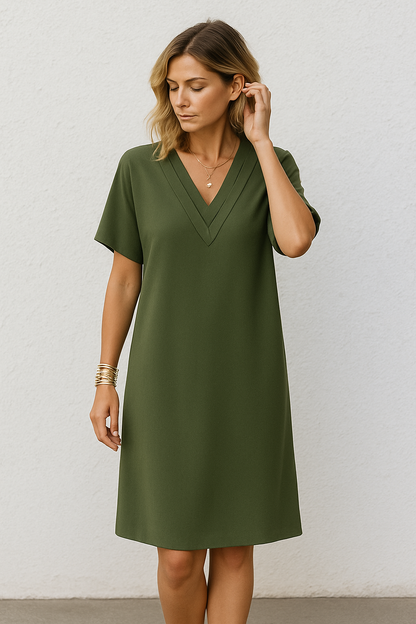 Valentina – Vestido de verano con escote en V para mujer