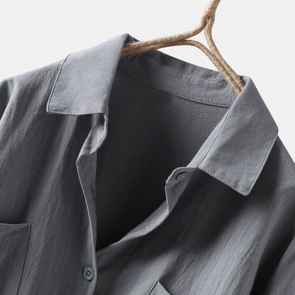 Blossom – Blusa larga de encaje oversize con mangas largas para mujer