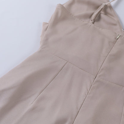 ZIENA – Vestido de fiesta elegante con abertura alta y diseño cómodo