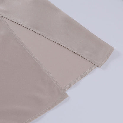 ZIENA – Vestido de fiesta elegante con abertura alta y diseño cómodo