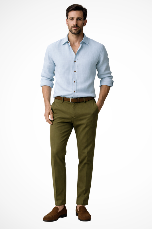 Harrison – Camisa de lino informal elegante para hombre
