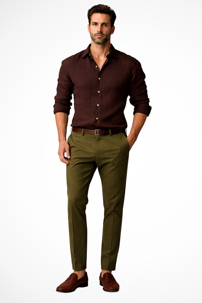 Harrison – Camisa de lino informal elegante para hombre