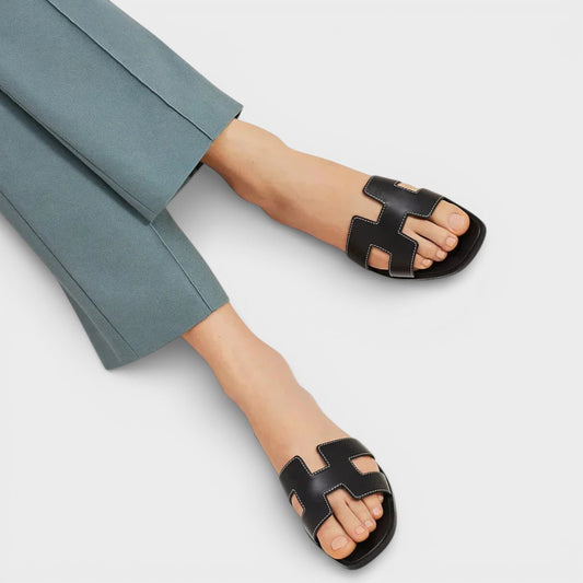 ELENA – Sandalias planas de mujer estilo H