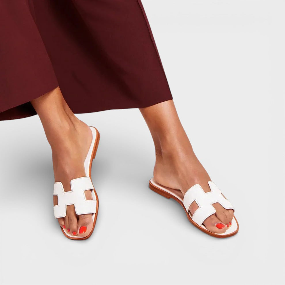 ELENA – Sandalias planas de mujer estilo H