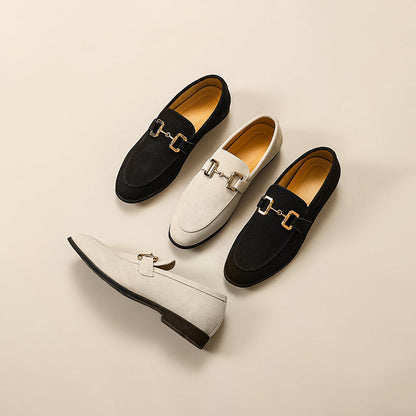Mocasines elegantes para hombre con detalle metálico – MARCÉLLO