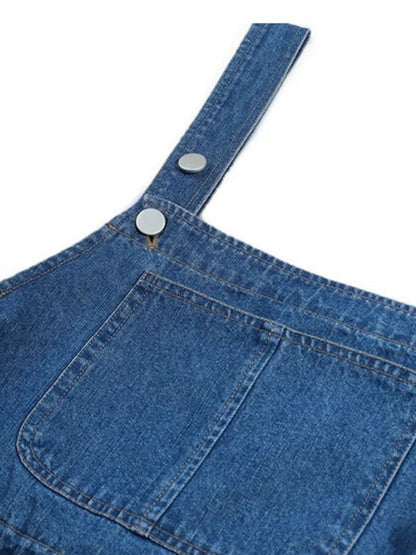 Vestido sin mangas con tirantes rectos y corte A – LEIRE