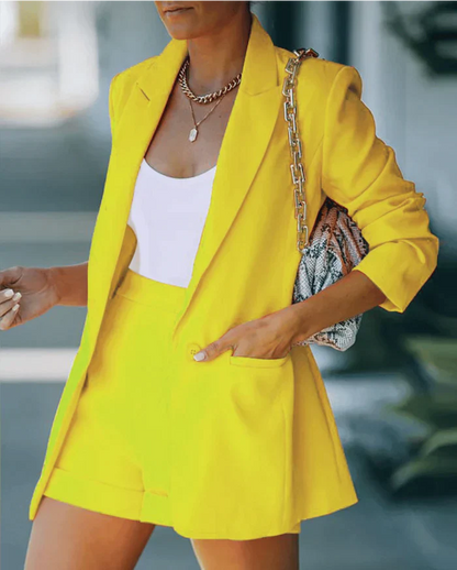 Verona – Mono corto con blazer y pernera recta para mujer