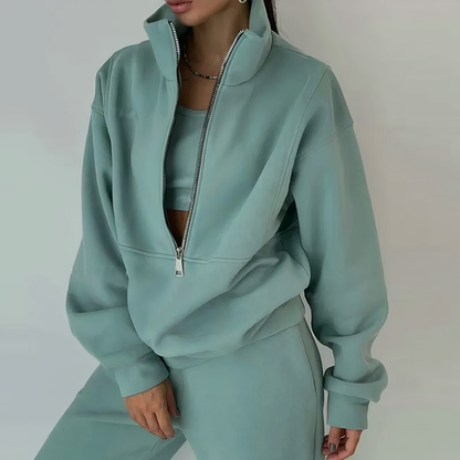 KAELYN – Abrigo largo elegante para mujer