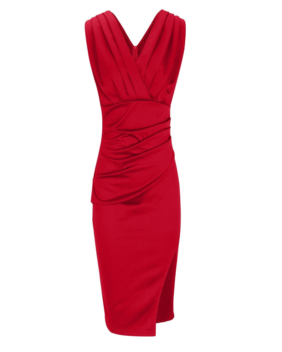 Celestia – Vestido elegante con abertura lateral para mujer