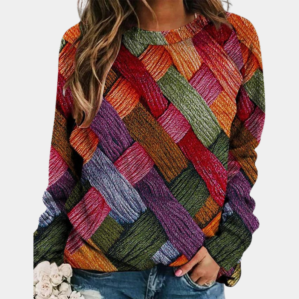 Jersey de punto colorido para mujer – GENÈVE