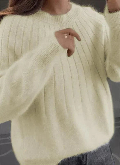 Jersey elegante de mujer en mezcla de cachemira – GIADA
