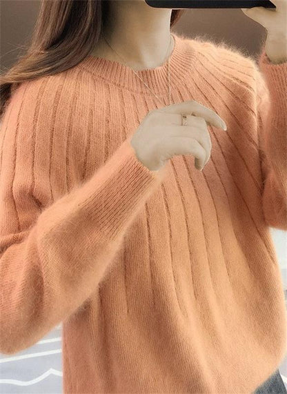 Jersey elegante de mujer en mezcla de cachemira – GIADA