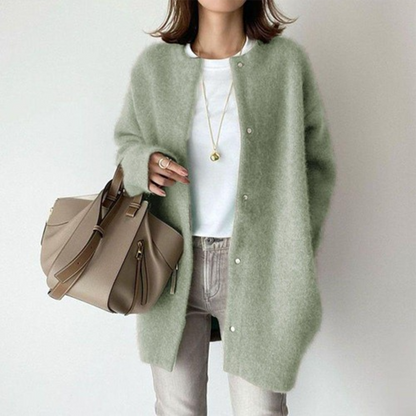 ISABELLA - Cárdigan refinado de estilo clásico y tejido suave para mujer