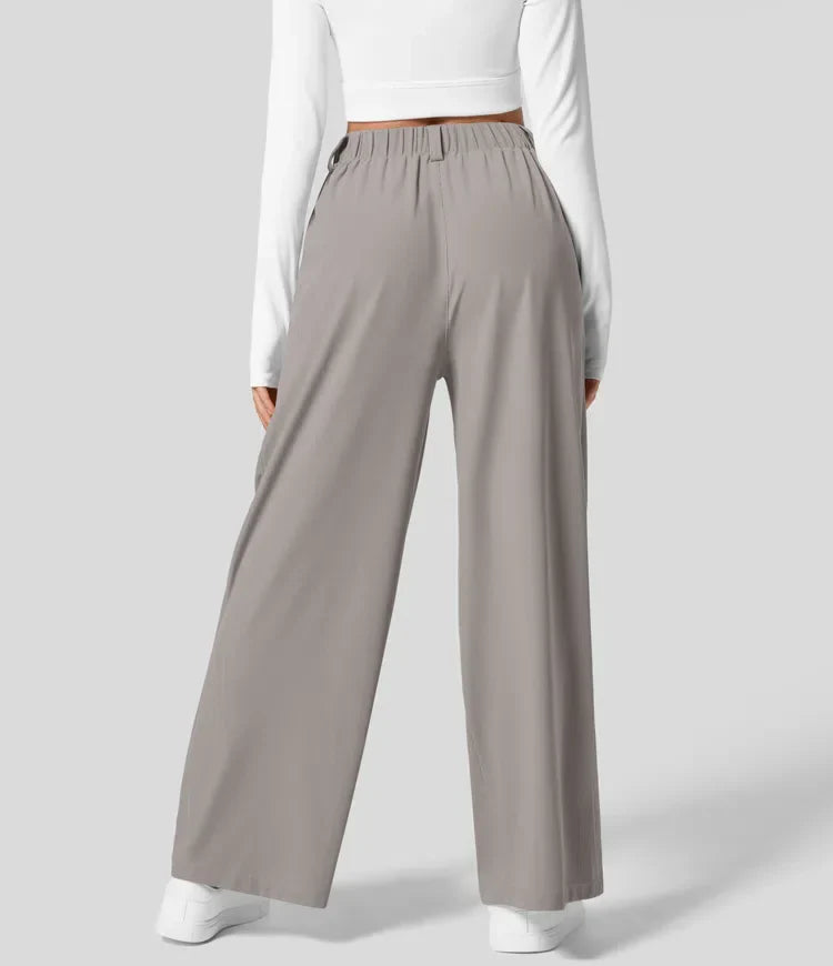 Palma – Pantalón de talle alto con pernera ancha para mujer