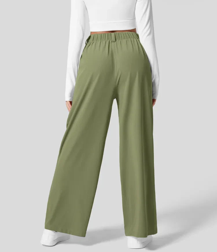 Palma – Pantalón de talle alto con pernera ancha para mujer