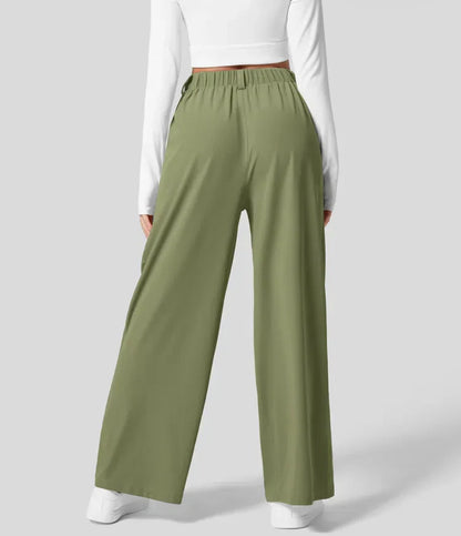 Palma – Pantalón de talle alto con pernera ancha para mujer