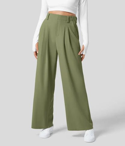 Palma – Pantalón de talle alto con pernera ancha para mujer