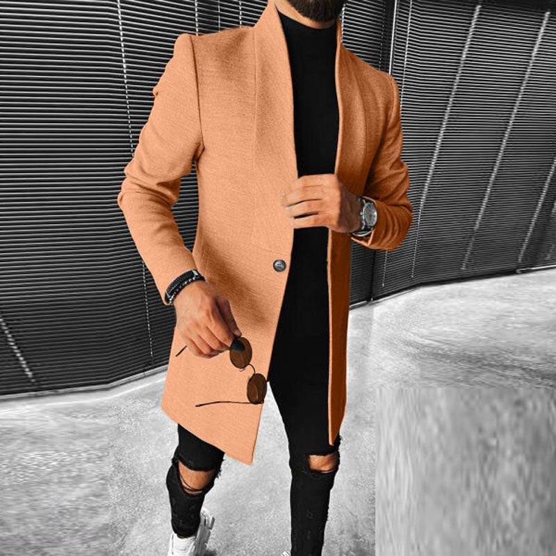 LEONIS - Chaqueta moderna con diseño geométrico para hombre