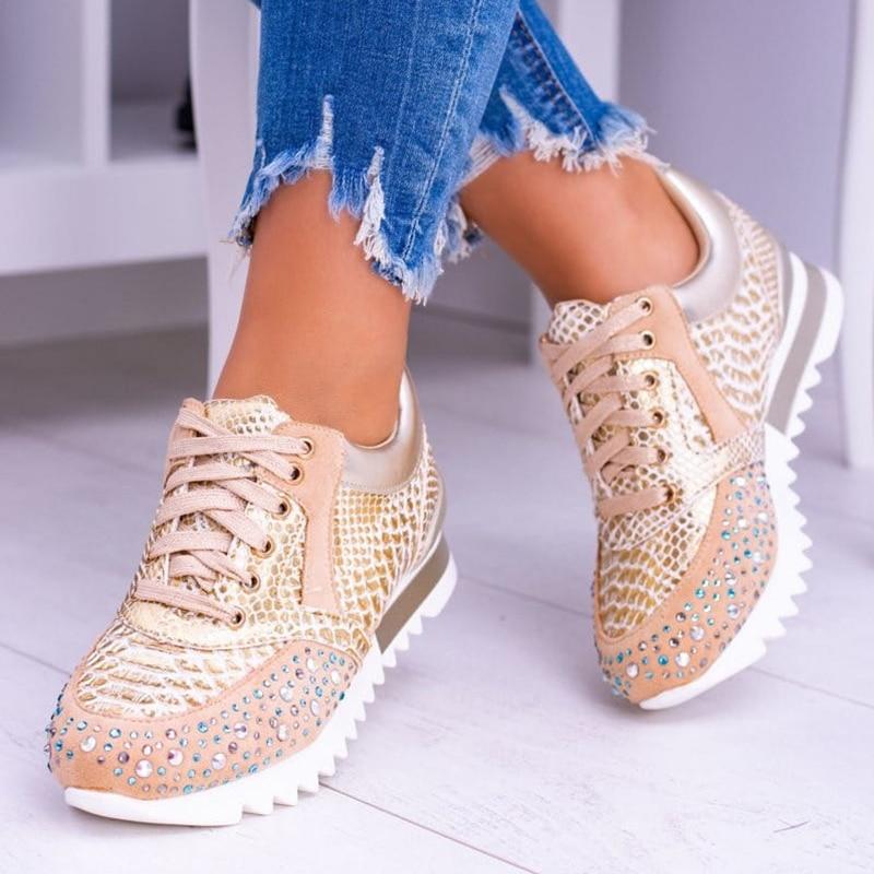 Zapatillas modernas con estampado llamativo para mujer – Gwenora
