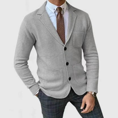 Bernie - Casual slanke Americana casual entallada para hombre con bolsillos