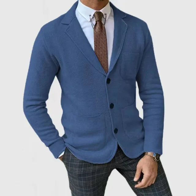 Bernie - Casual slanke Americana casual entallada para hombre con bolsillos